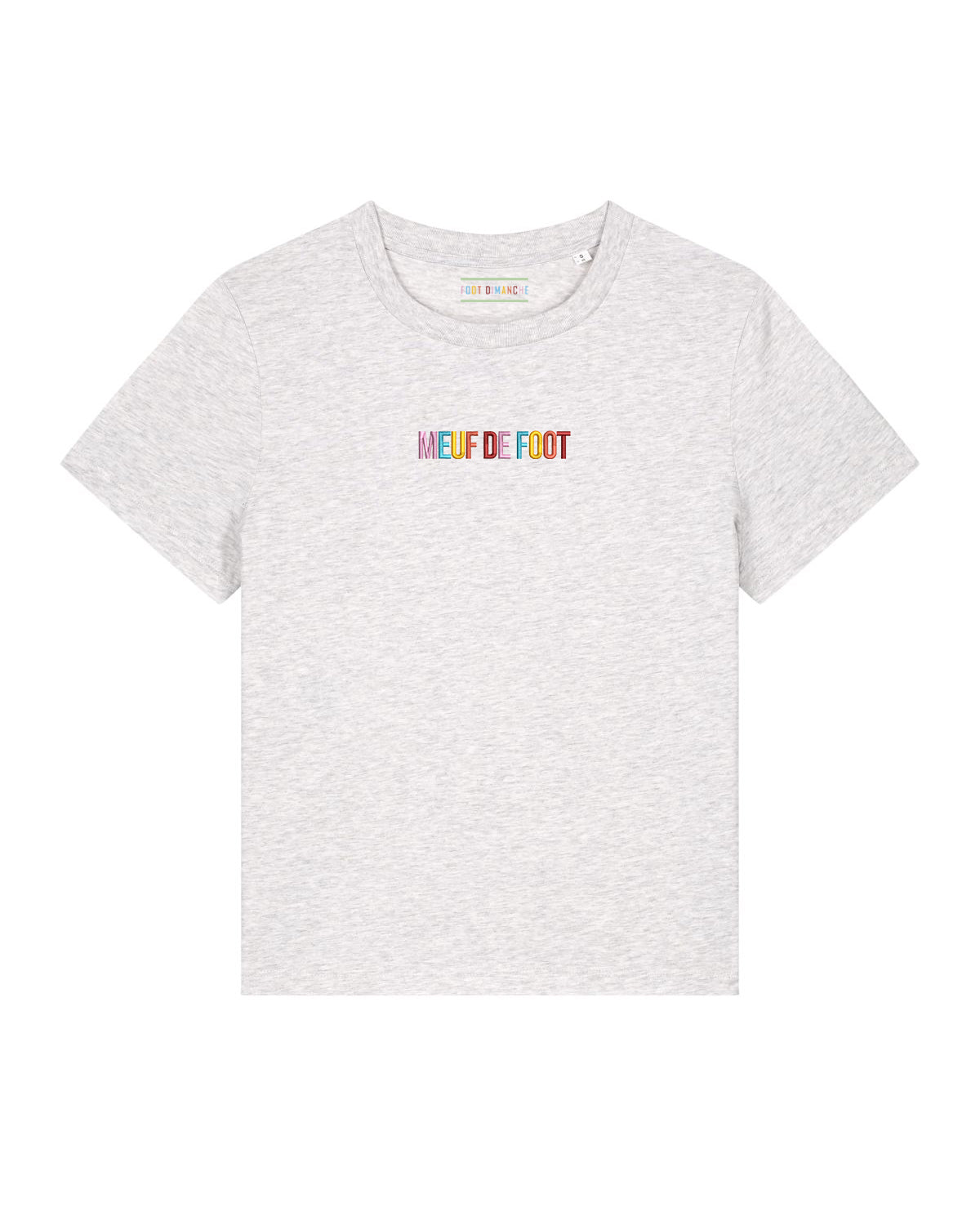 T-Shirt Meuf de Foot brodé - Foot Dimanche