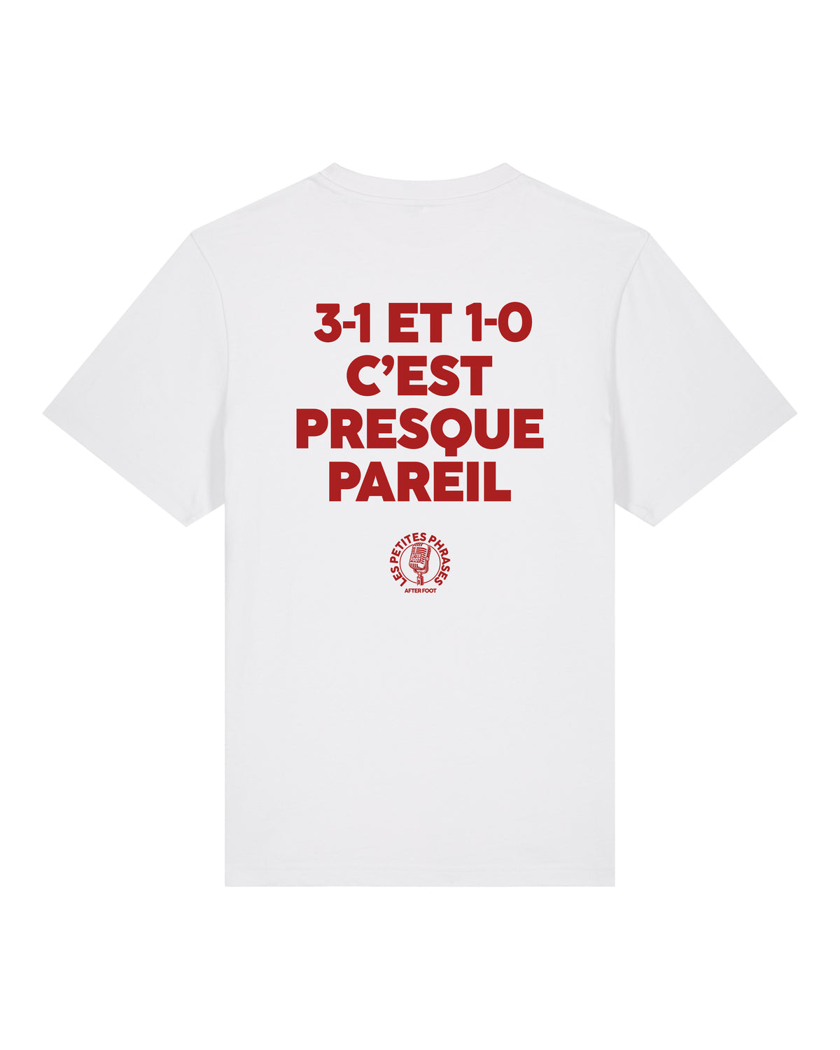 Tee Shirt 3-1 et 1-0 c'est Presque Pareil - After Foot x Foot Dimanche
