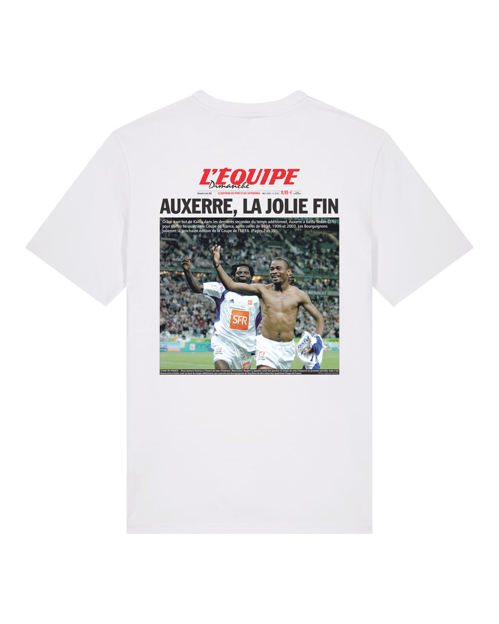 Tee Shirt Auxerre La Jolie Fin - L'Equipe x Foot Dimanche