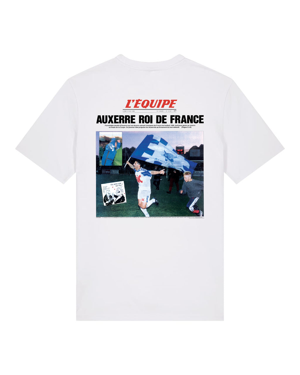 Tee Shirt Auxerre Roi de France - L'Equipe x Foot Dimanche