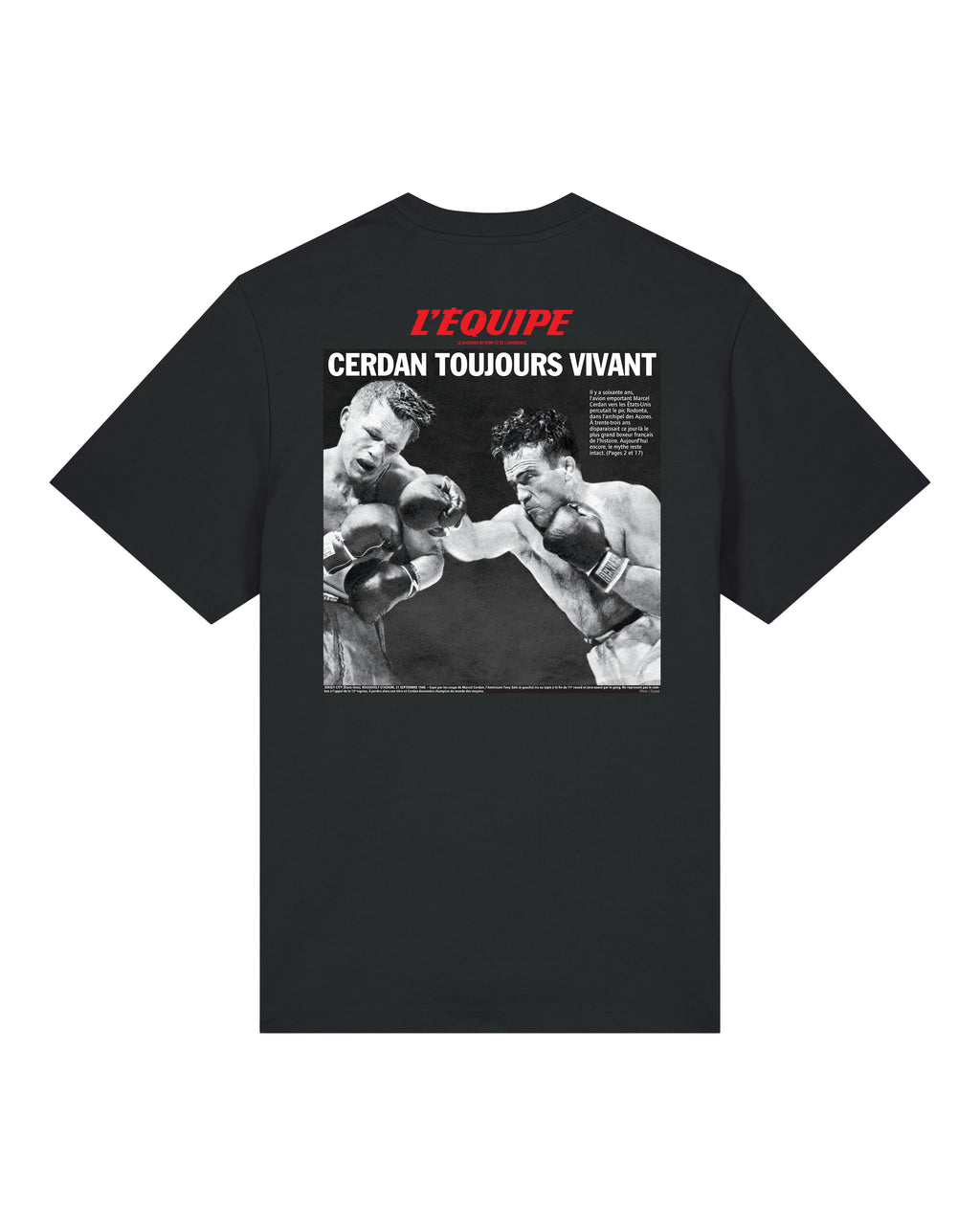 Tee Shirt Cerdan Toujours Vivant - L'Equipe x Foot Dimanche