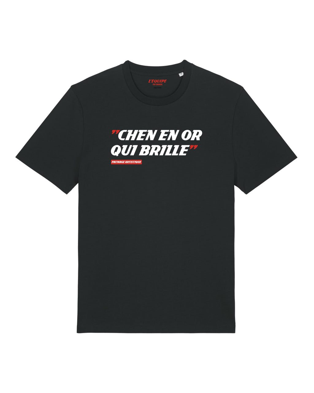Tee Shirt Chen en or qui brille - L'Equipe x Foot Dimanche