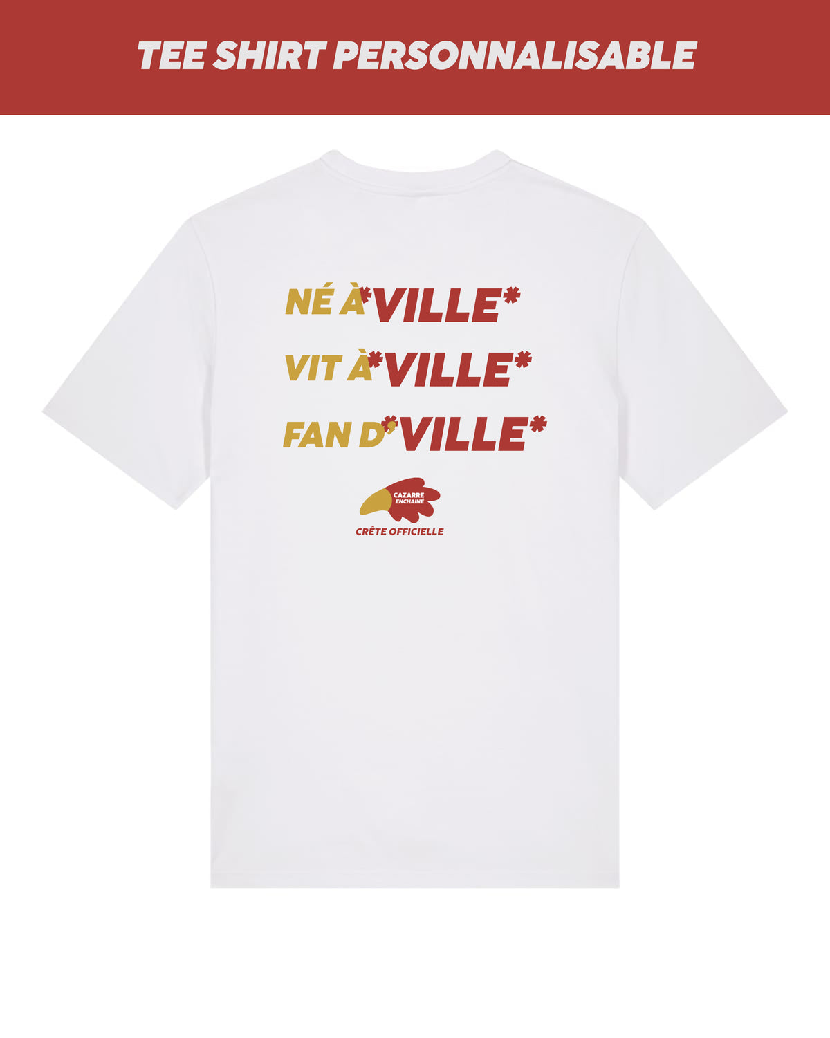 Tee Shirt Crête officielle - Cazarre x Foot Dimanche