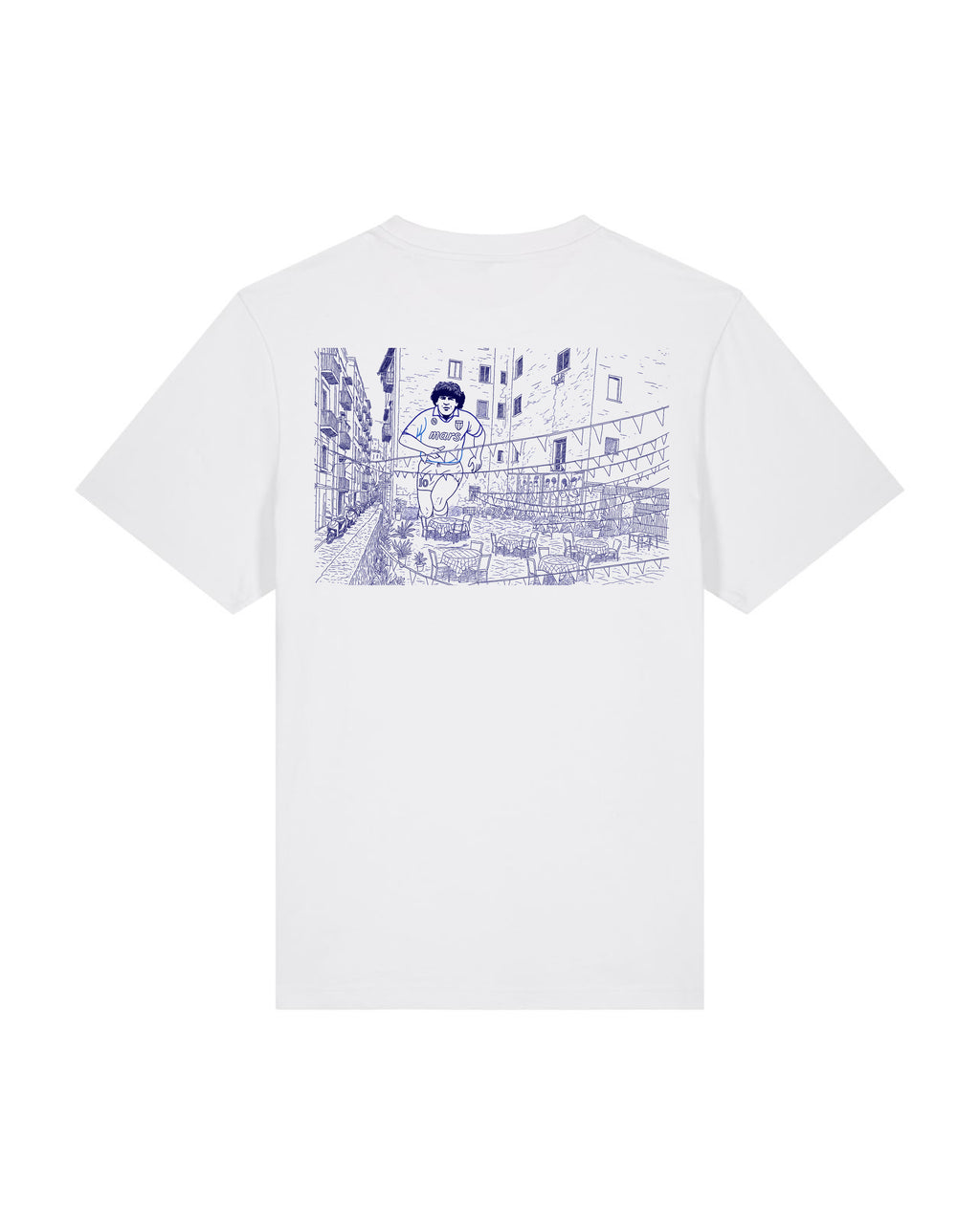 Tee Shirt Diego Mardona Murales - Foot Dimanche Napoli