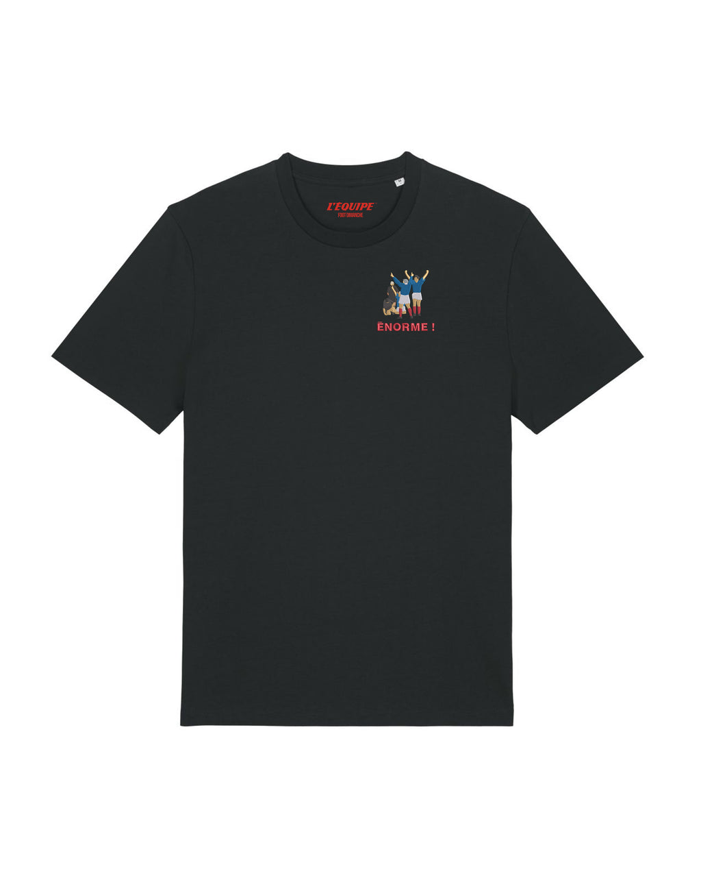 Tee Shirt Énorme brodé - L'Equipe x Foot Dimanche