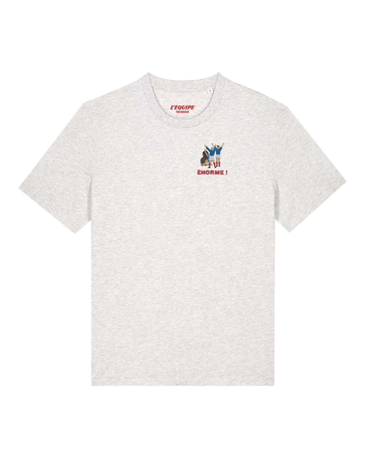 Tee Shirt Énorme brodé - L'Equipe x Foot Dimanche