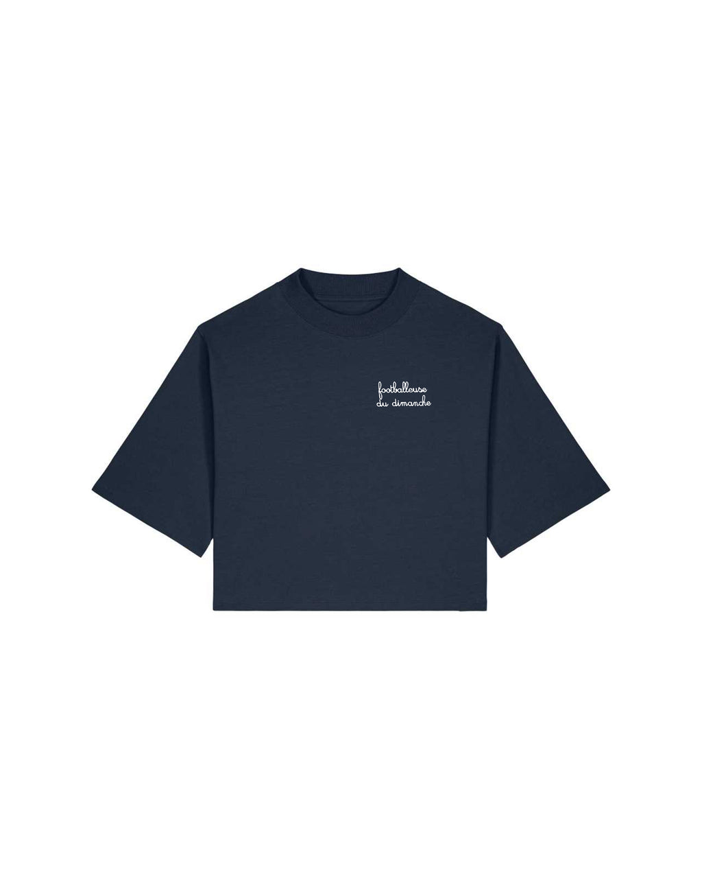 Tee Shirt Footballeuse du dimanche brodé