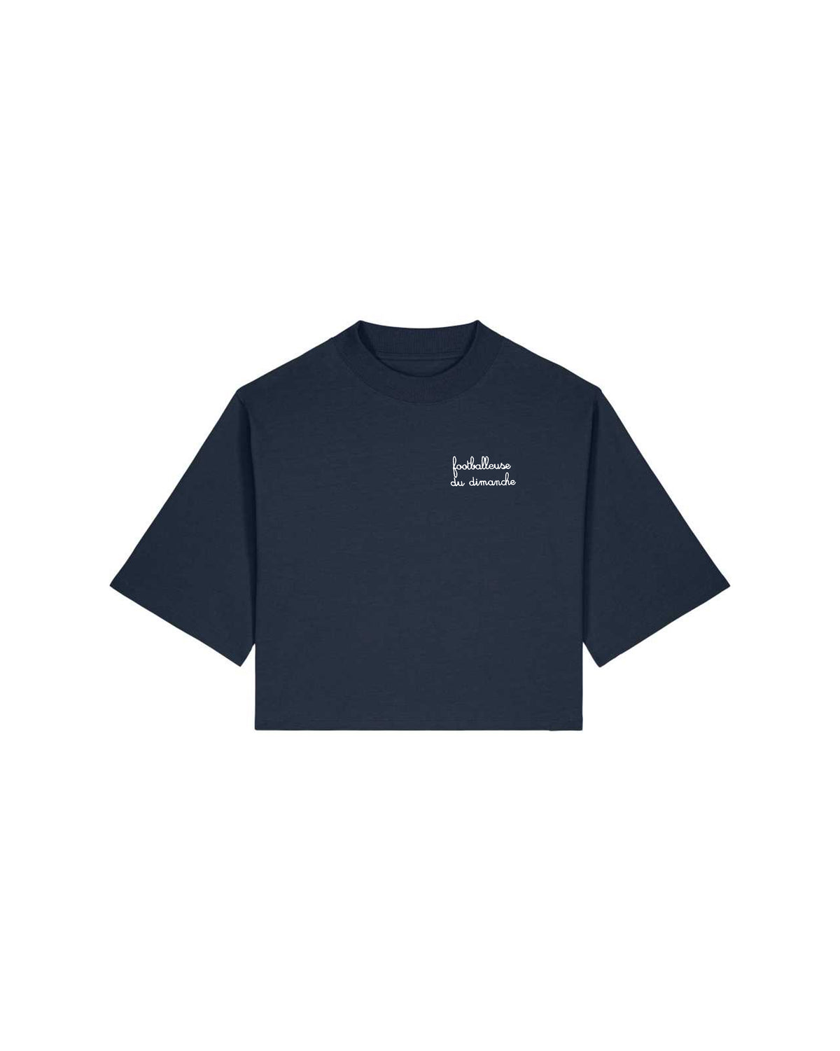 Tee Shirt Footballeuse du dimanche brodé