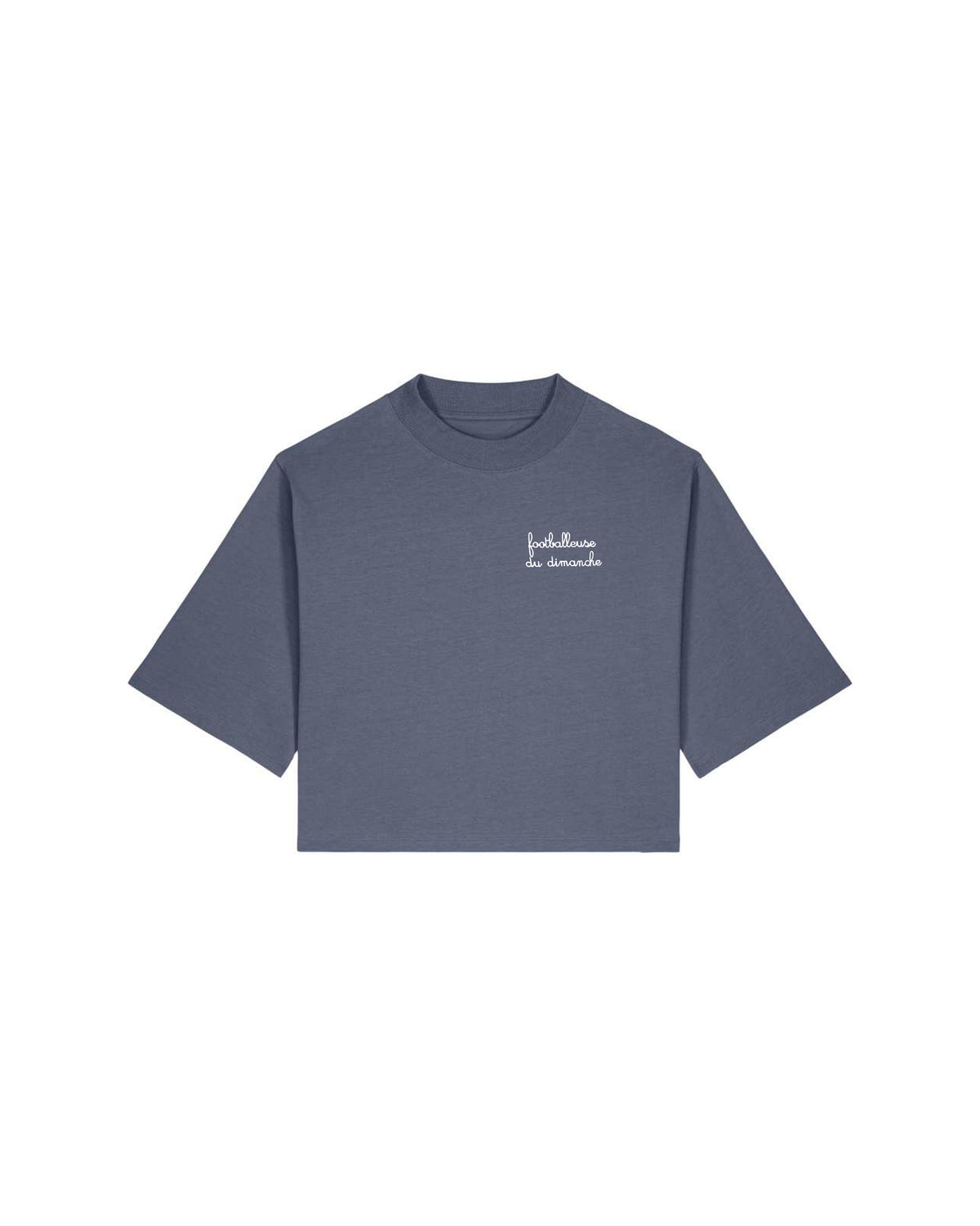 Tee Shirt Footballeuse du dimanche brodé