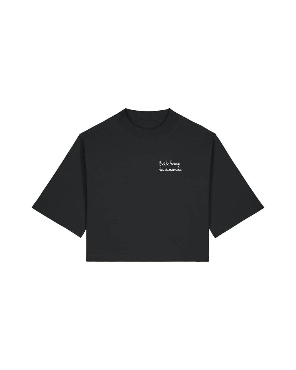 Tee Shirt Footballeuse du dimanche brodé
