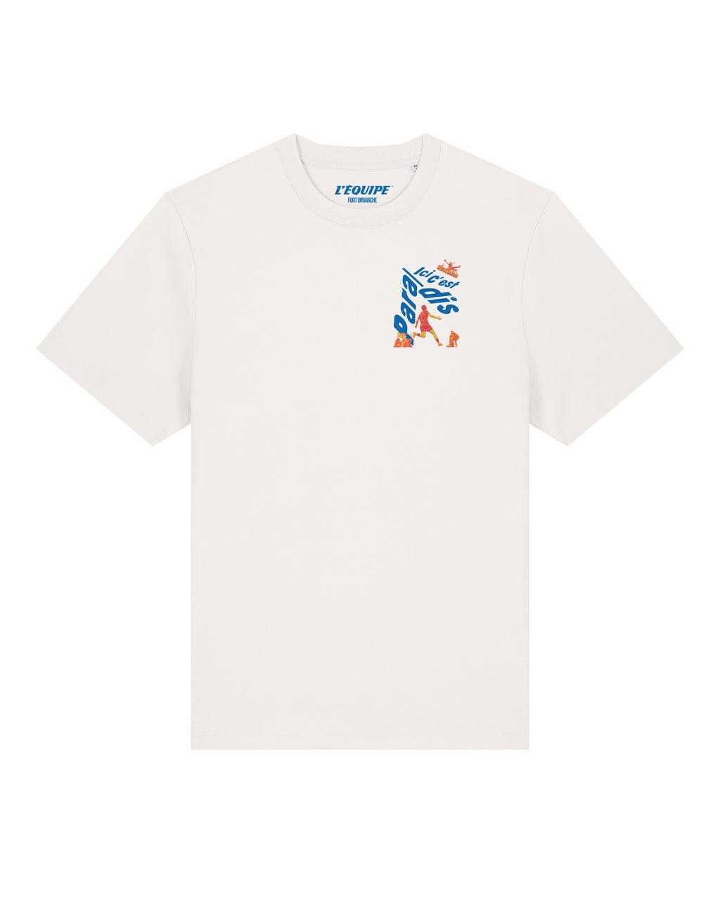Tee Shirt Ici c'est Paradis - L'Equipe x Foot Dimanche by Plakat
