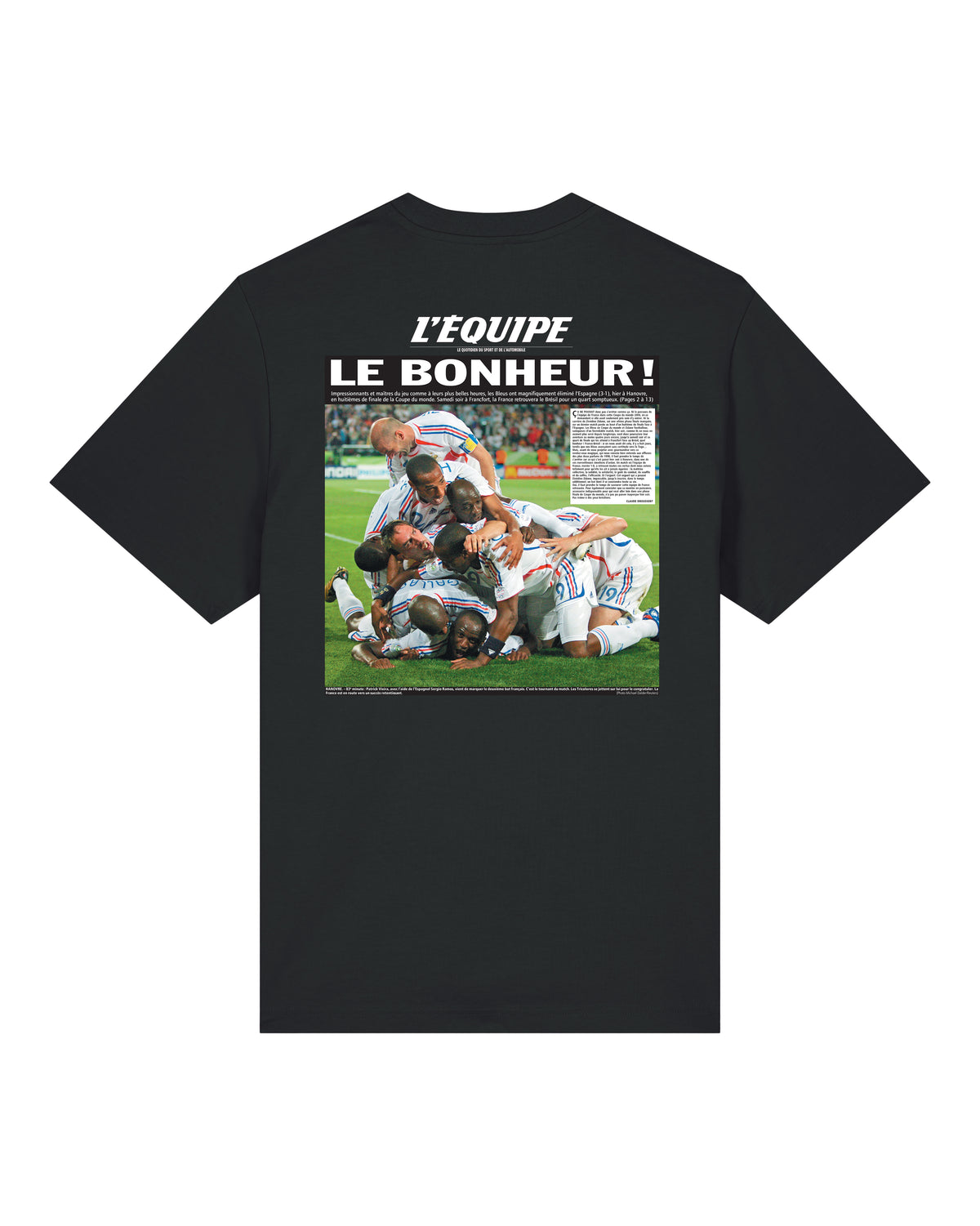 Tee Shirt Le Bonheur - L'Equipe x Foot Dimanche