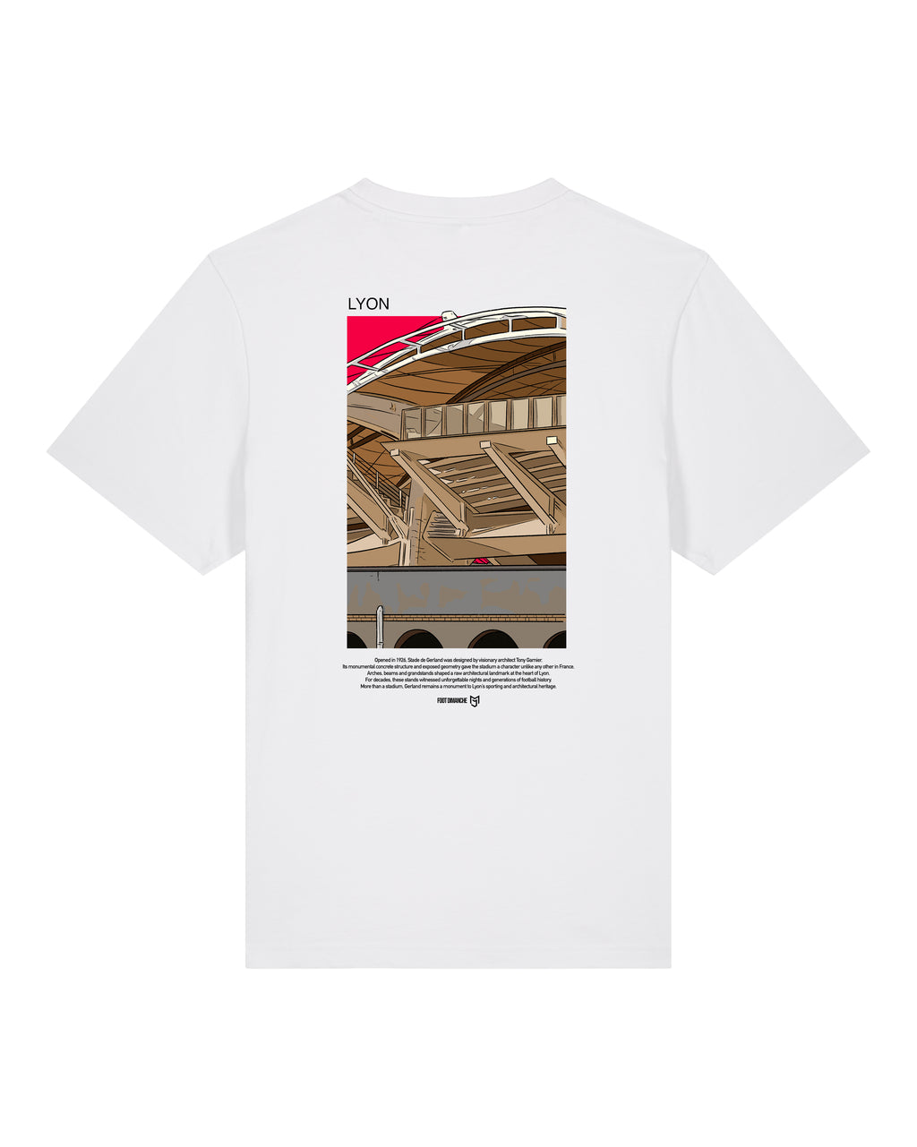 Tee Shirt Lyon - Foot Dimanche x Mark Johnson