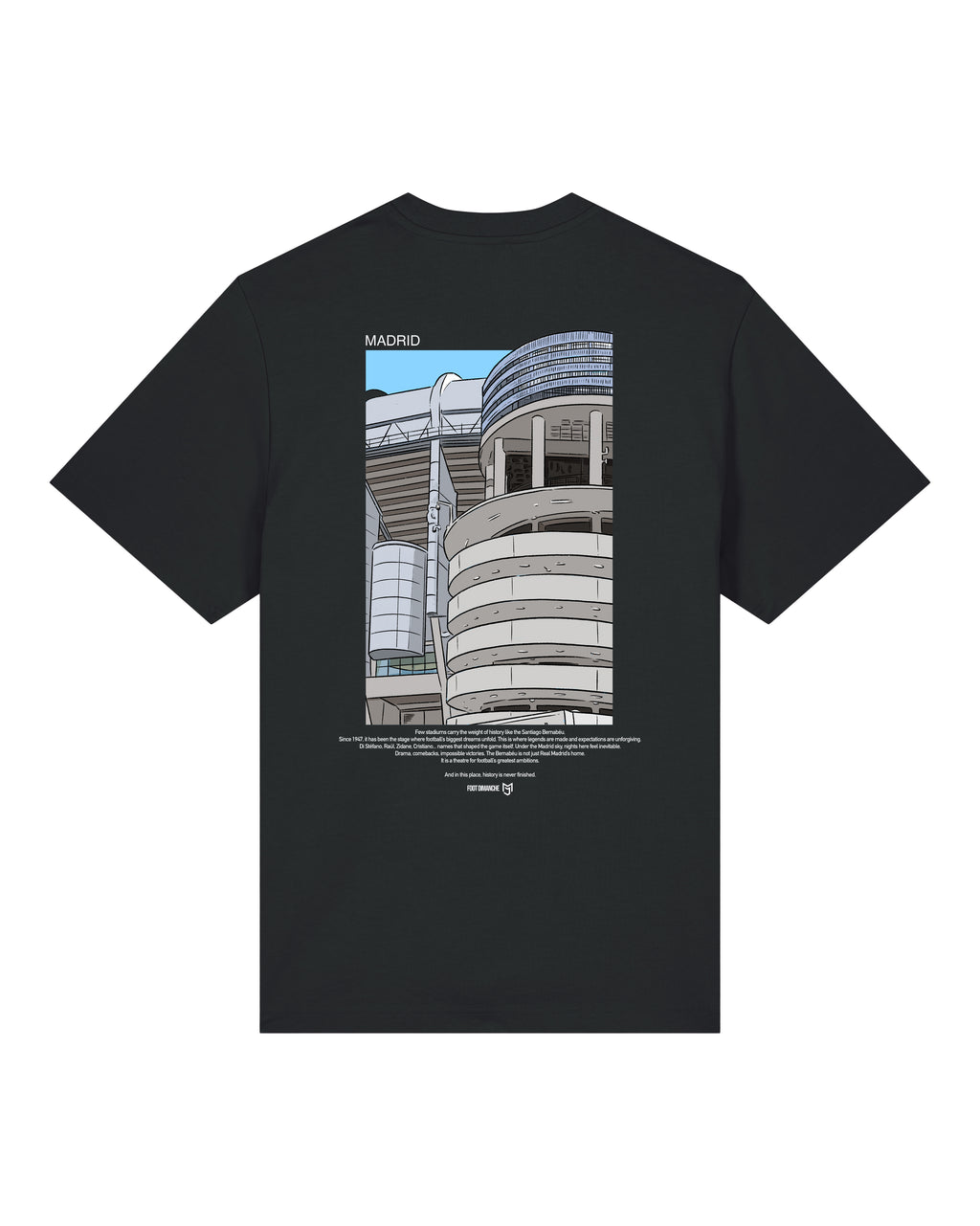 Tee Shirt Madrid brodé - Mark Johnson x Foot Dimanche