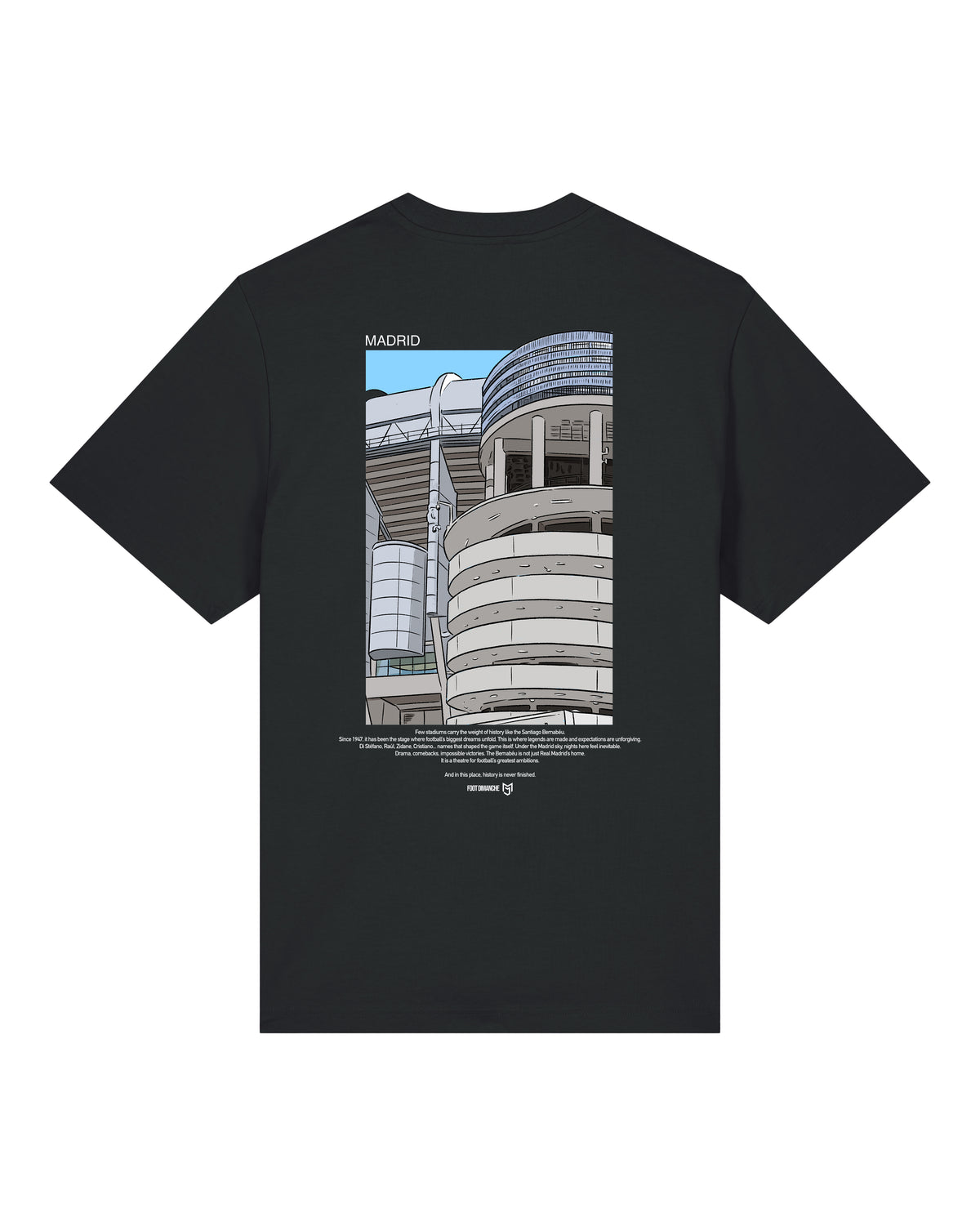 Tee Shirt Madrid brodé - Mark Johnson x Foot Dimanche
