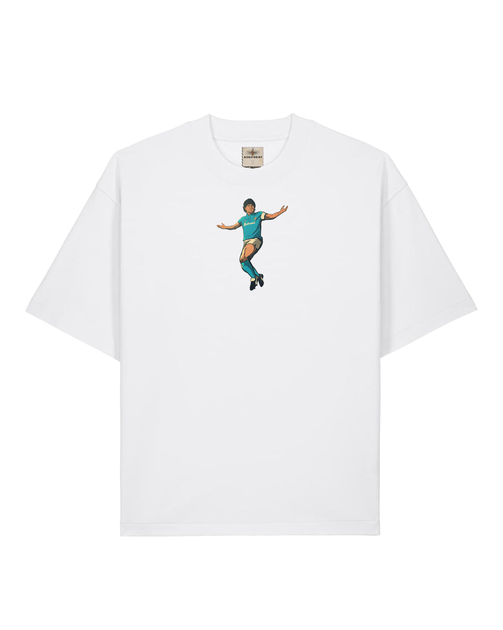 Tee Shirt Maradona - Foot Dimanche x Alvastudio7