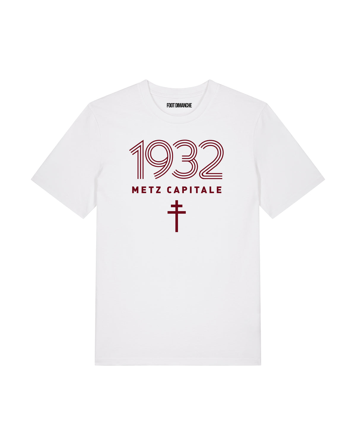 Tee Shirt Metz Capitale - Tee Shirt Foot Metz -Foot Dimanche