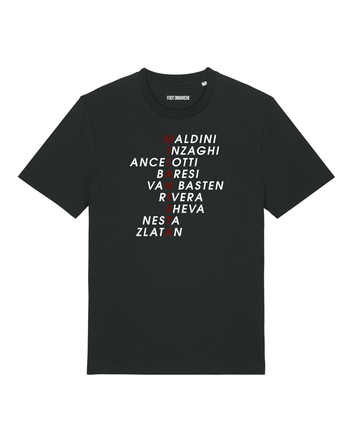 Tee Shirt Milan AC Légendes - Foot Dimanche
