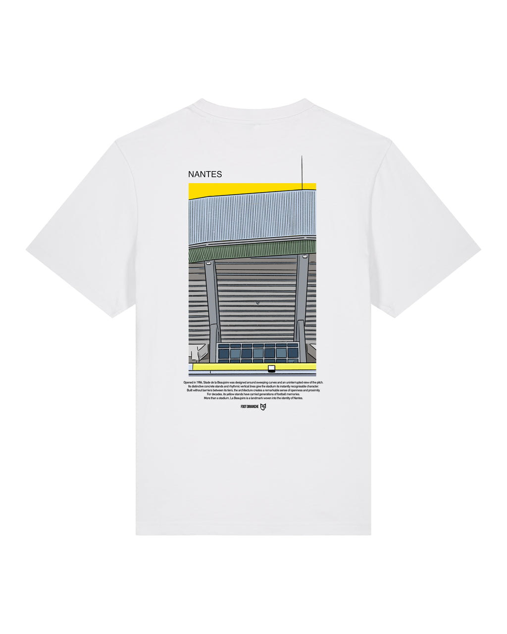 Tee Shirt Nantes - Foot Dimanche x Mark Johnson
