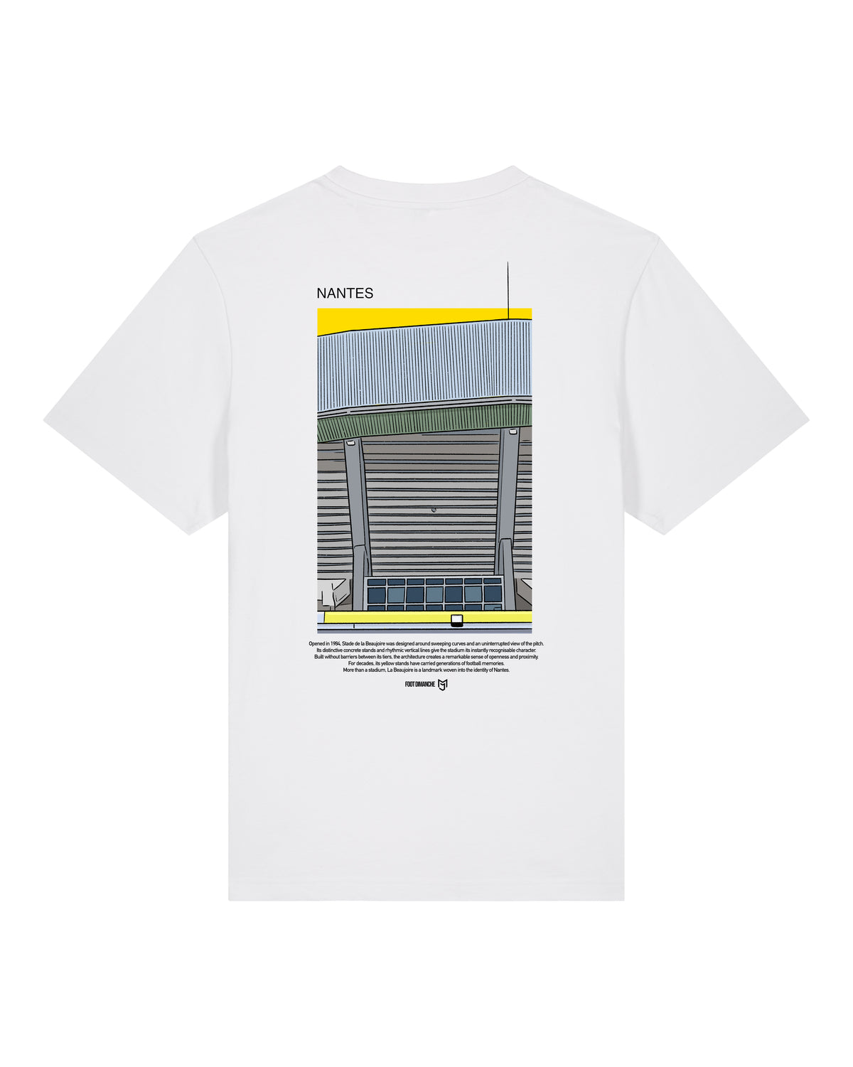 Tee Shirt Nantes - Foot Dimanche x Mark Johnson