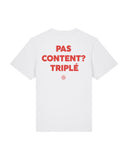 Tee Shirt Pas Content ? Triplé - Foot Dimanche