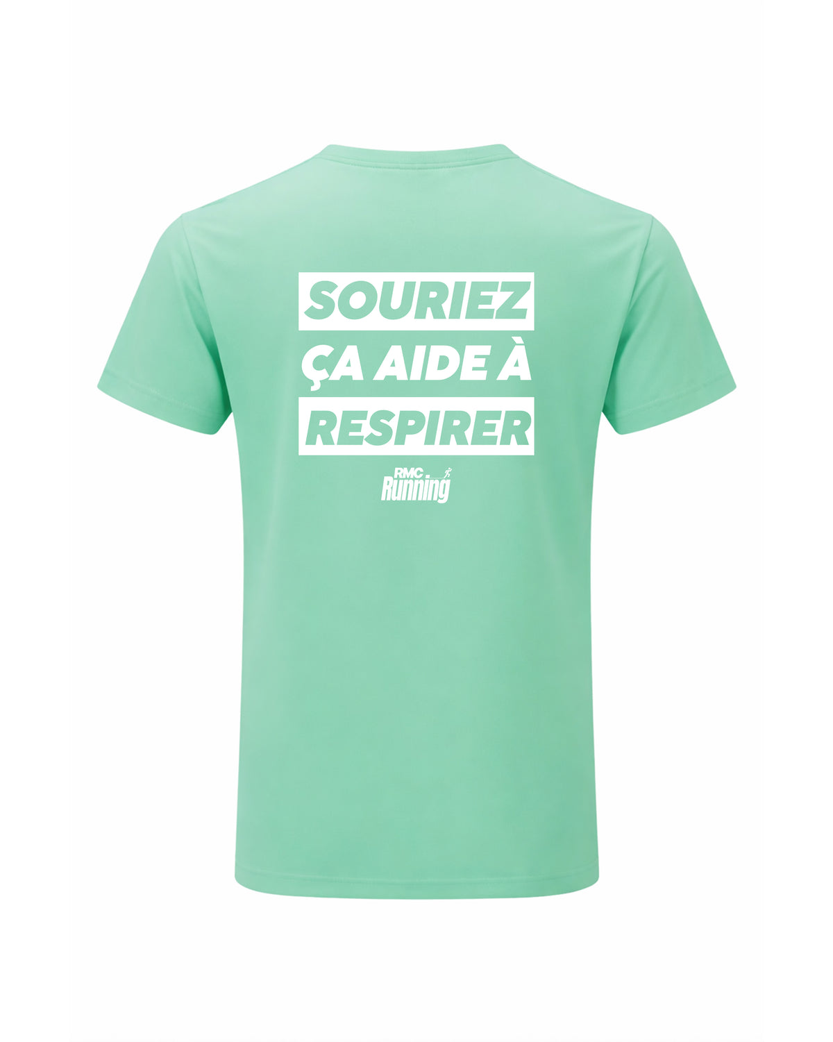 Tee Shirt Performance Souriez ça aide à respirer - RMC Running x Foot Dimanche