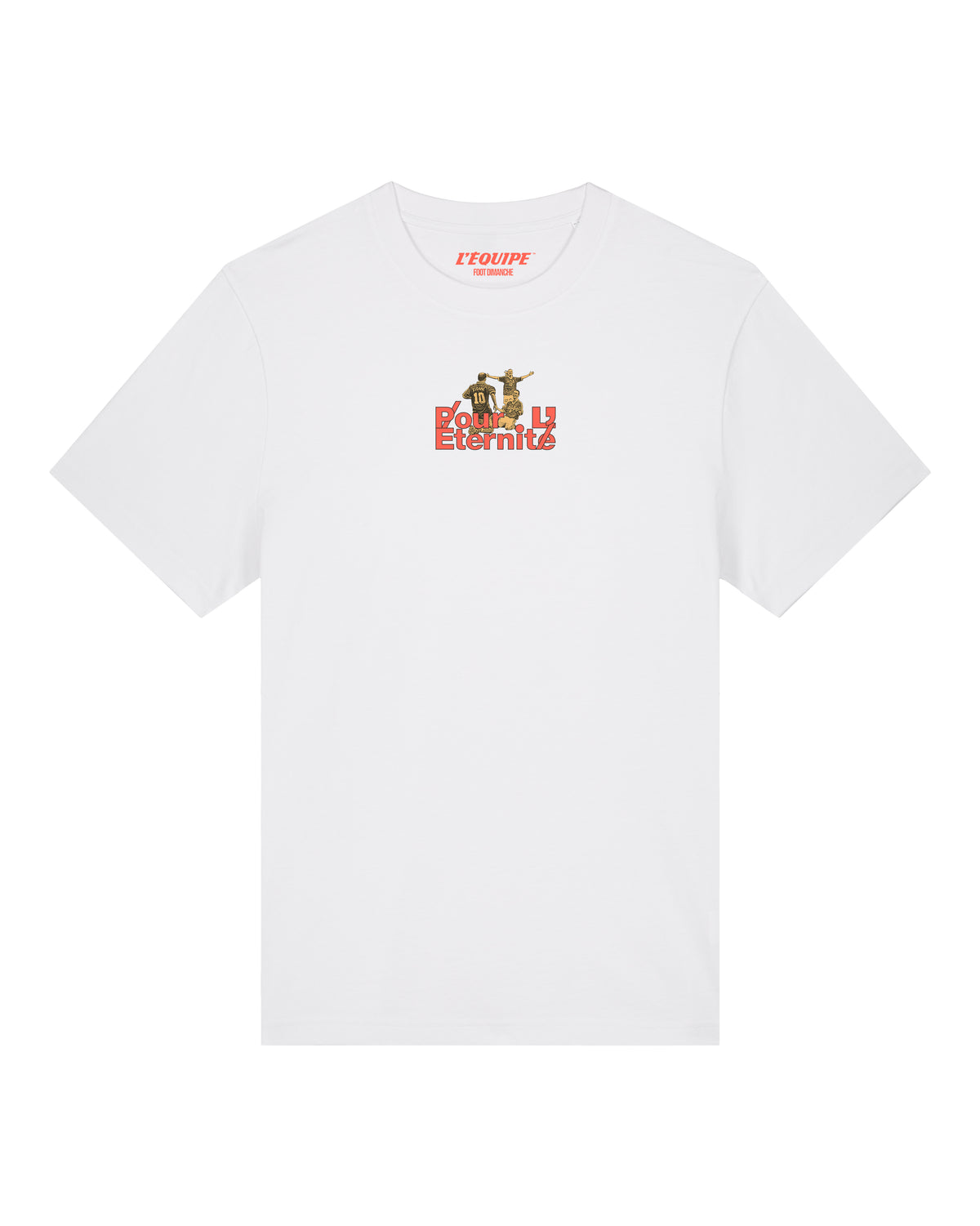 Tee Shirt Pour l'éternité - L'Equipe x Foot Dimanche - version rouge