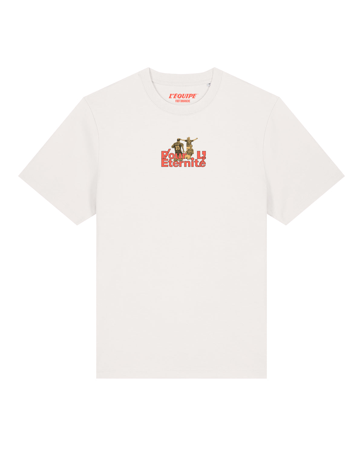 Tee Shirt Pour l'éternité - L'Equipe x Foot Dimanche - version rouge
