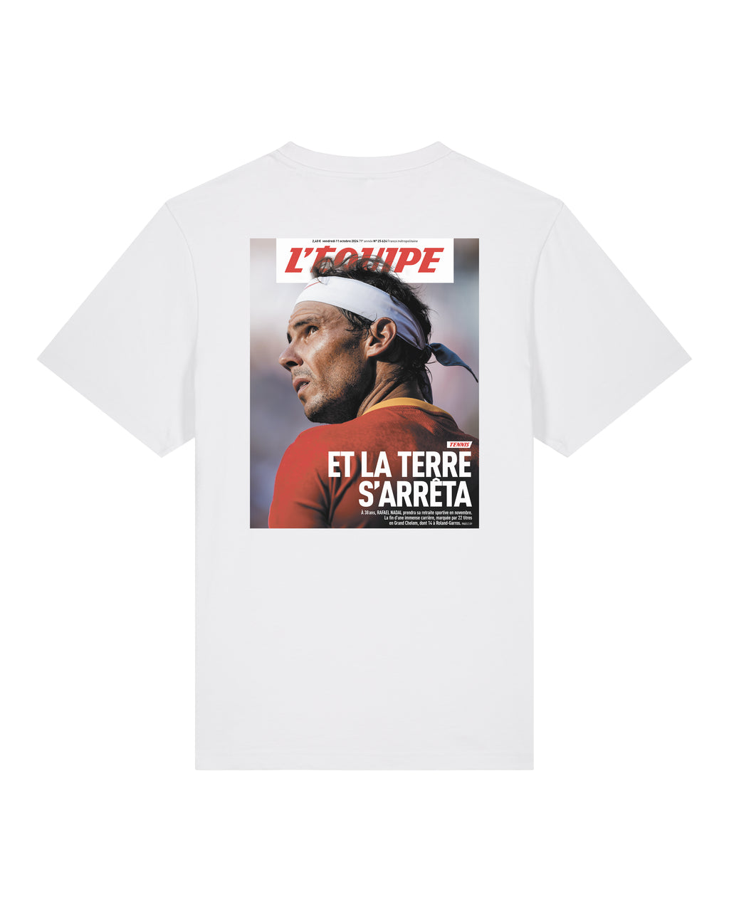 Tee Shirt Et la Terre s'arrêta - L'Equipe x Foot Dimanche