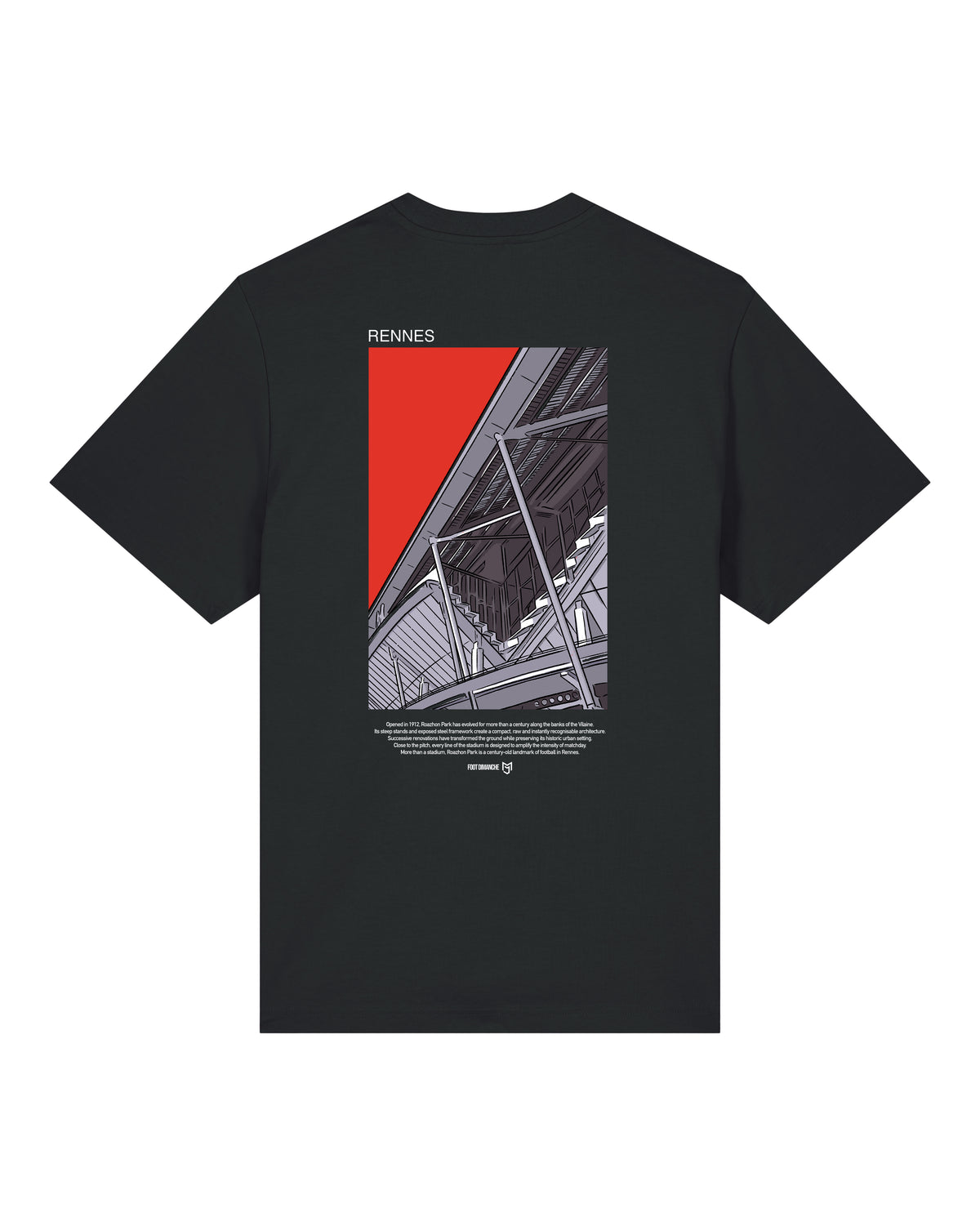 Tee Shirt Rennes - Foot Dimanche x Mark Johnson