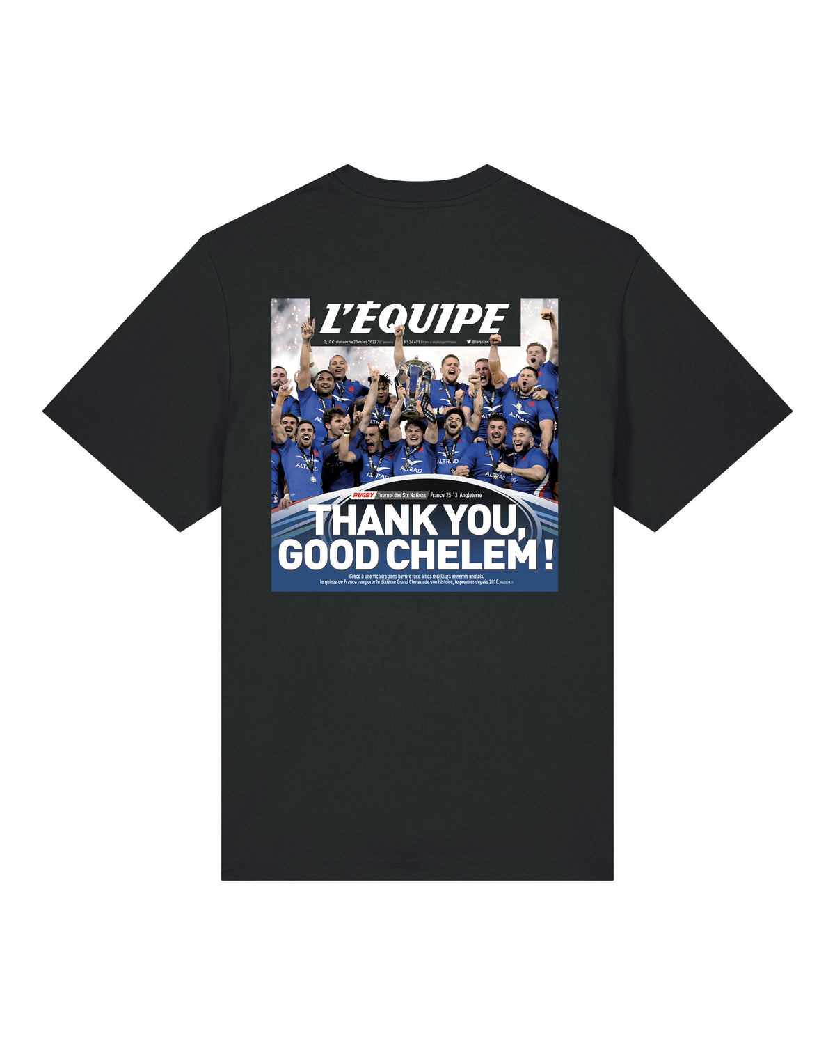 Tee Shirt Thank You Grand Chelem - L'Equipe x Foot Dimanche