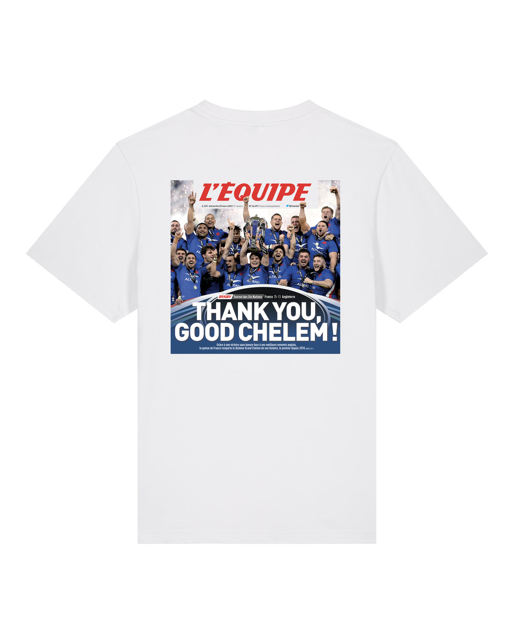 Tee Shirt Thank You Grand Chelem - L'Equipe x Foot Dimanche