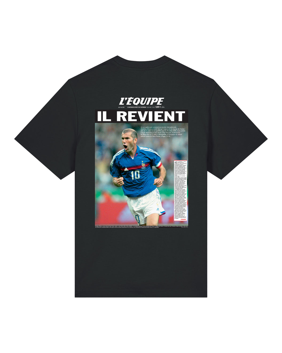 Tee Shirt Il Revient - L'Equipe x Foot Dimanche