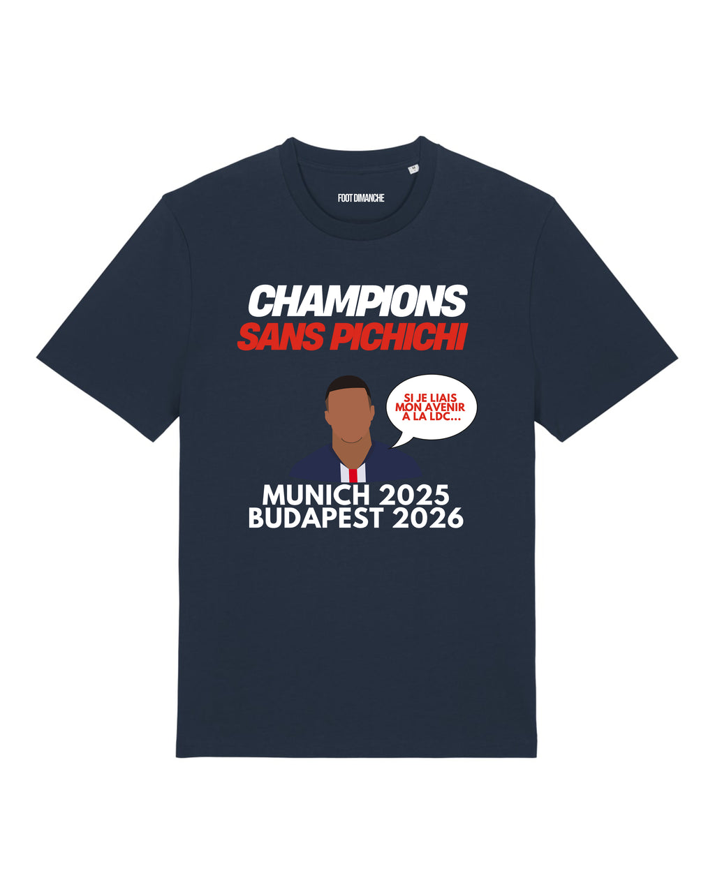 Tee Shirt Champions sans pichichi -  SOLDES