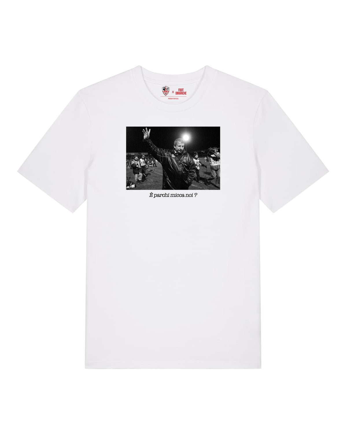 Tee Shirt Courbis AC Ajaccio x Foot Dimanche
