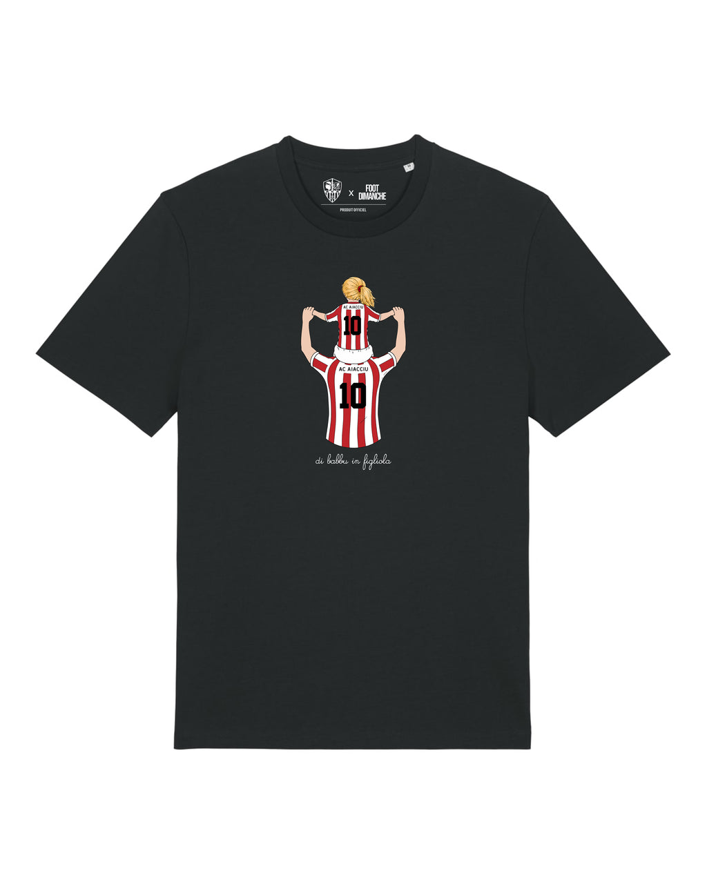 Tee Shirt Enfant Di Babbu in Fligliola -  AC Ajaccio x Foot Dimanche