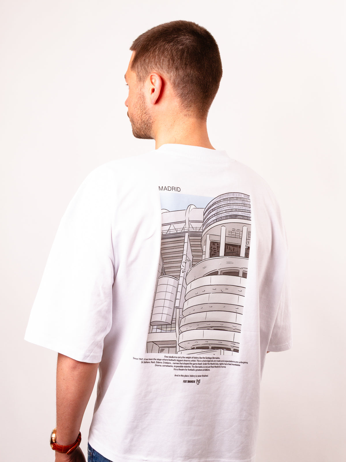 Tee Shirt Madrid - Foot Dimanche x Mark Johnson