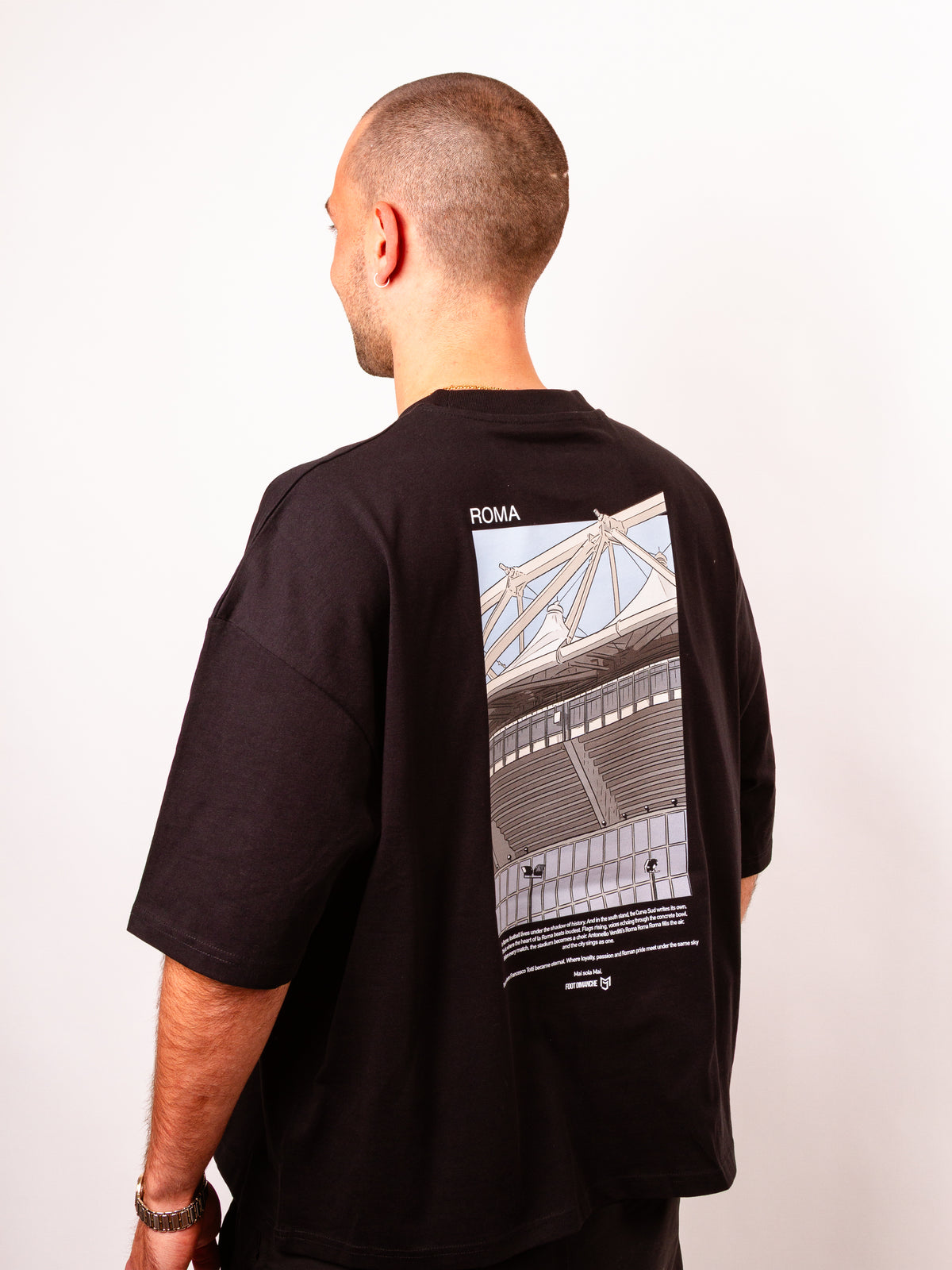 Tee Shirt Roma -  Foot Dimanche x Mark Johnson