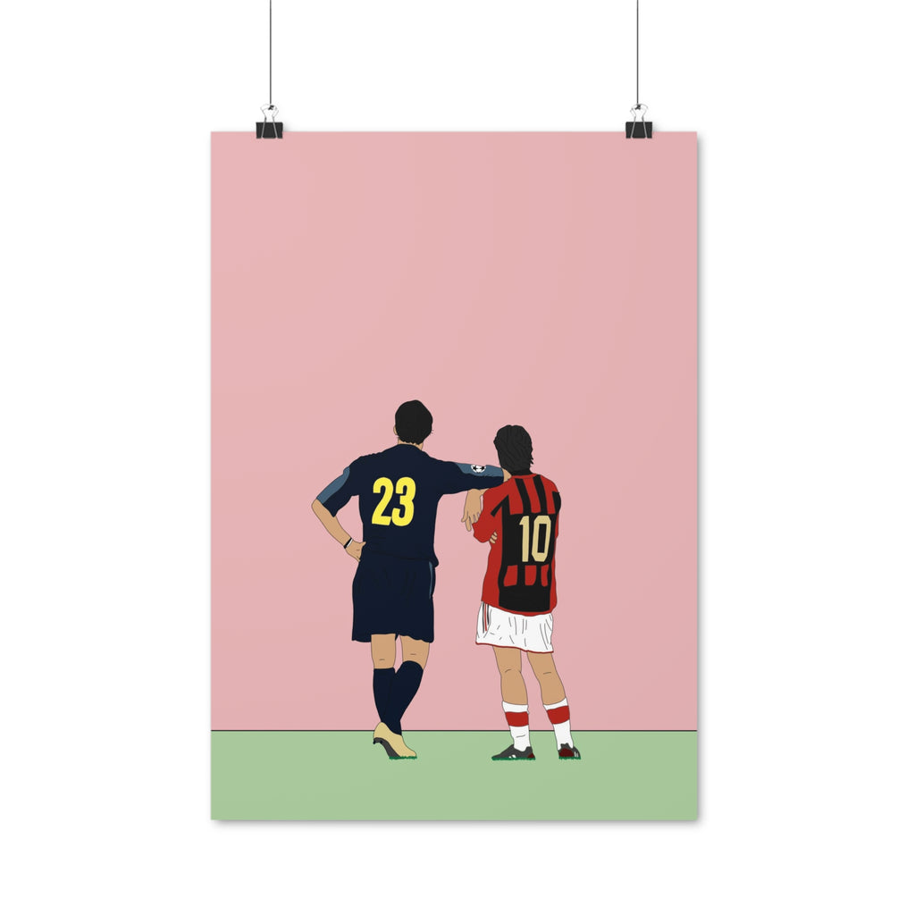Poster Madonnina Milan Inter - Foot Dimanche