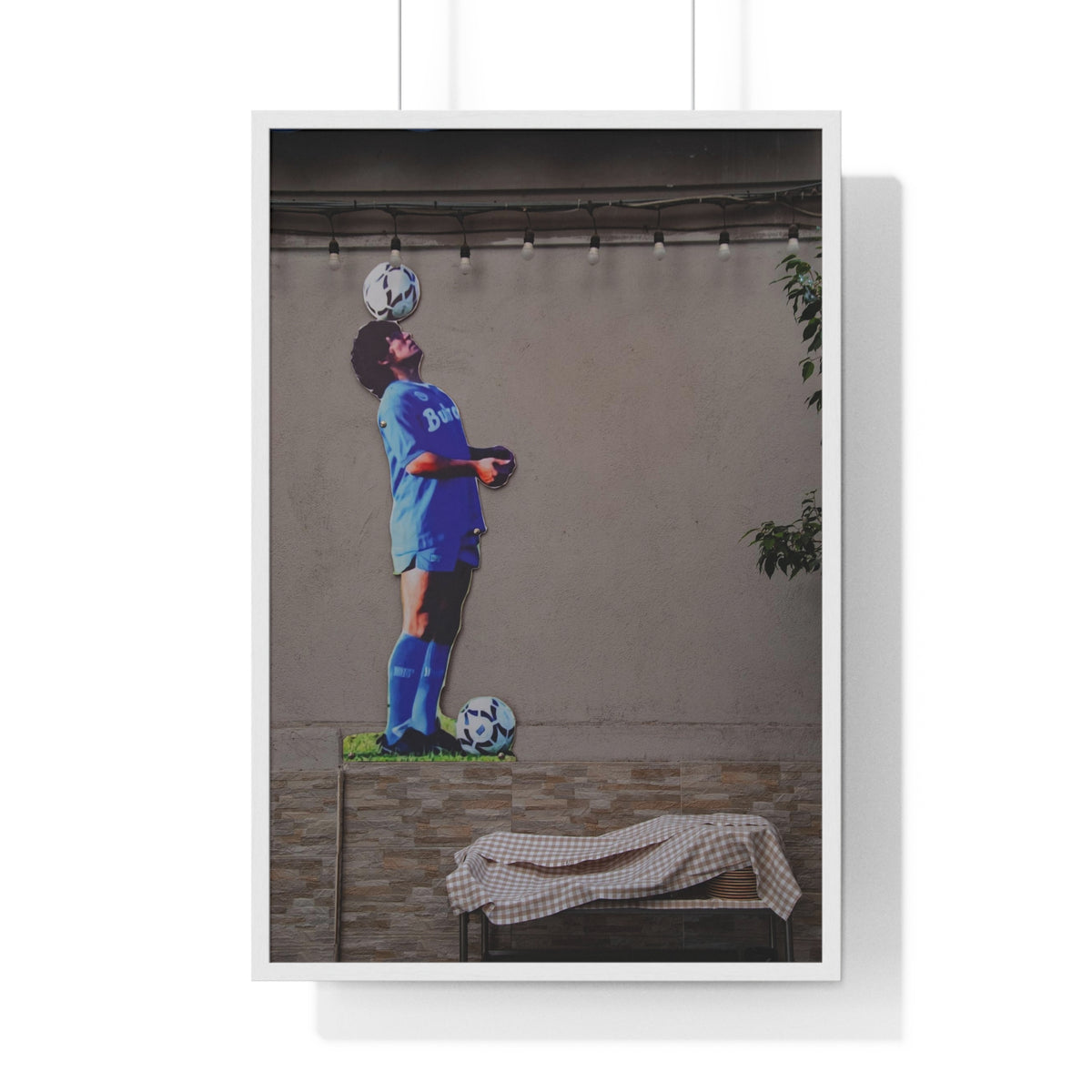 Photo Diego Maradona Naples - Foot Dimanche