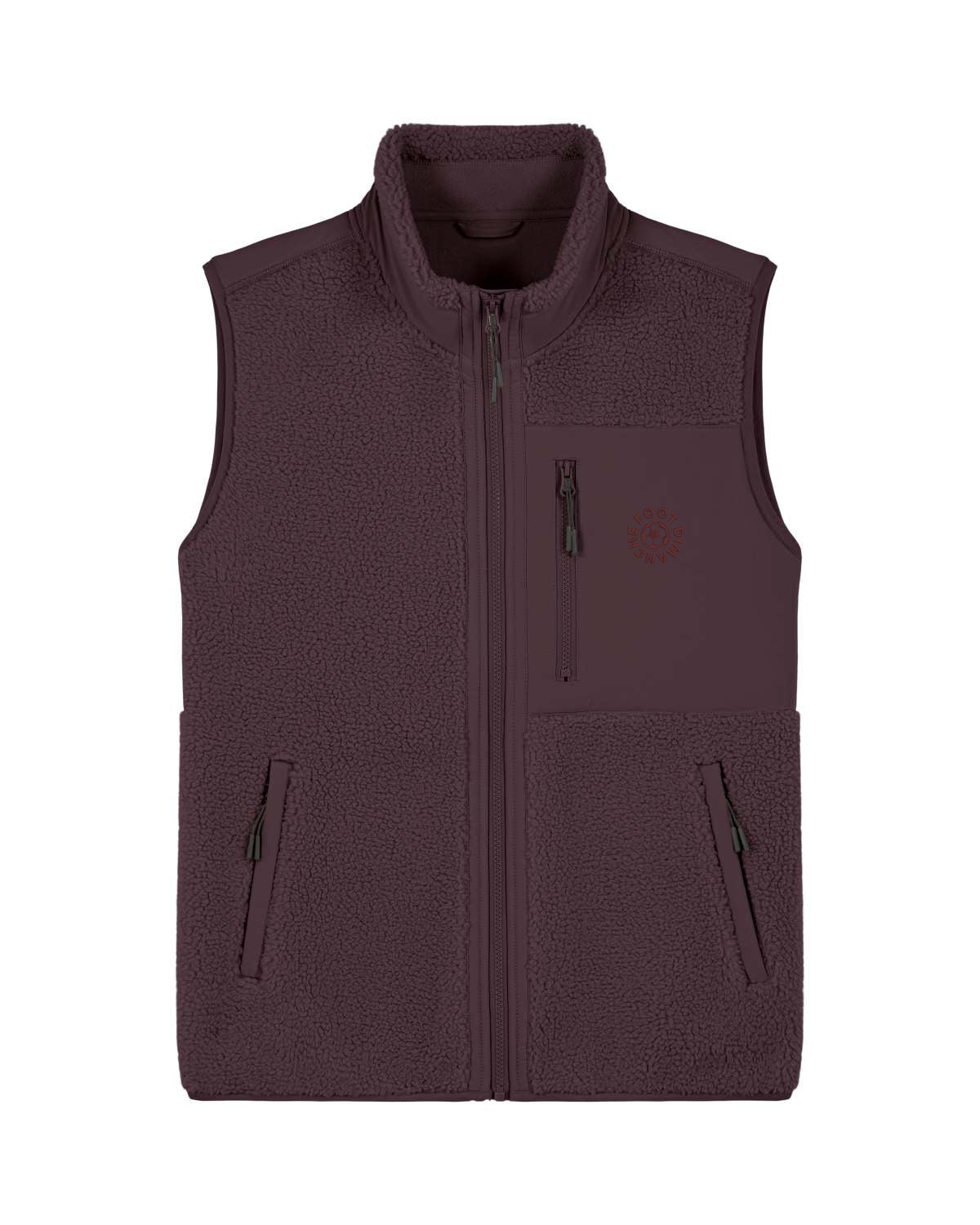 Veste Polaire sans manche Foot Dimanche brodée