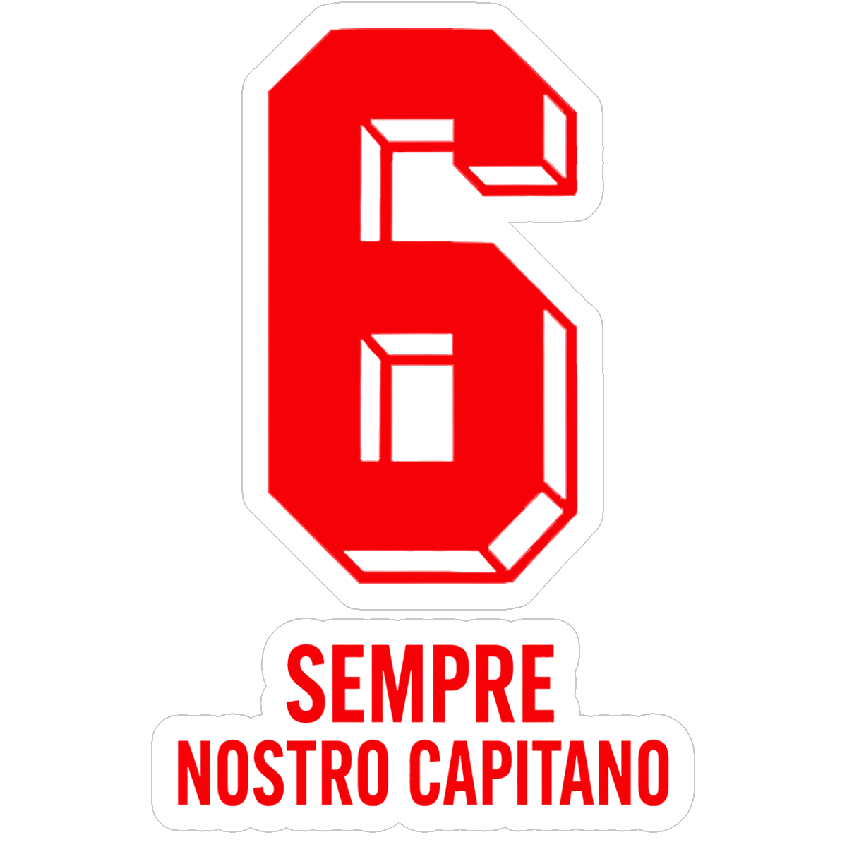 Sticker Sempre Nostro Capitano