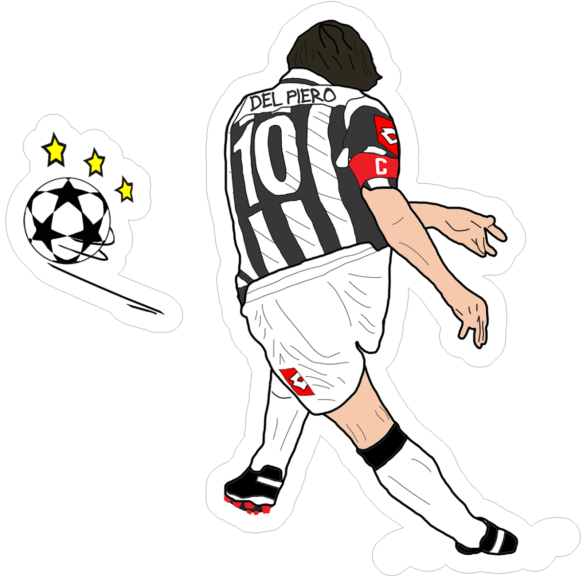 Sticker Del Piero