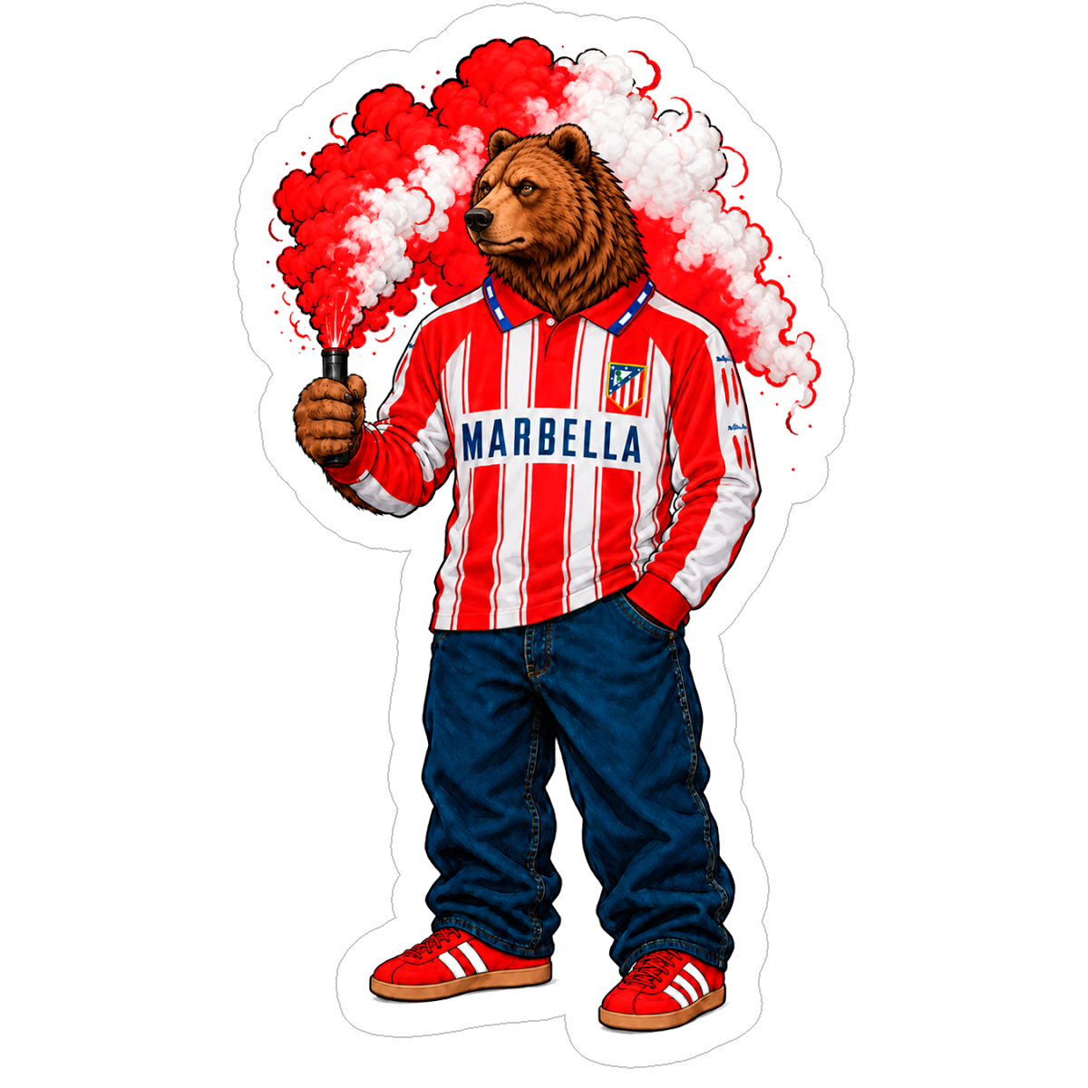 Sticker Oso Atlético Madrid