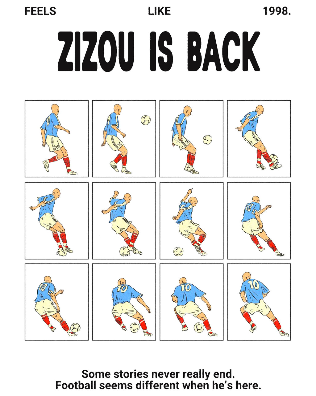 Tee Shirt Zizou is Back