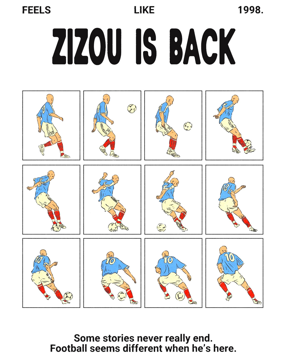Tee Shirt Zizou is Back