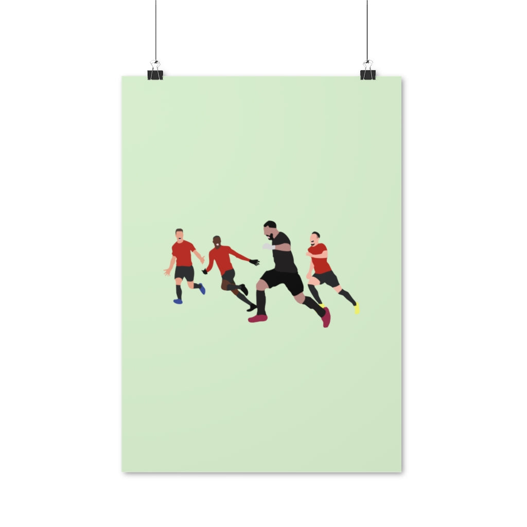 Poster Koubek - Stade Rennais - Foot Dimanche