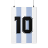 Poster Maradona Argentina - Foot Dimanche