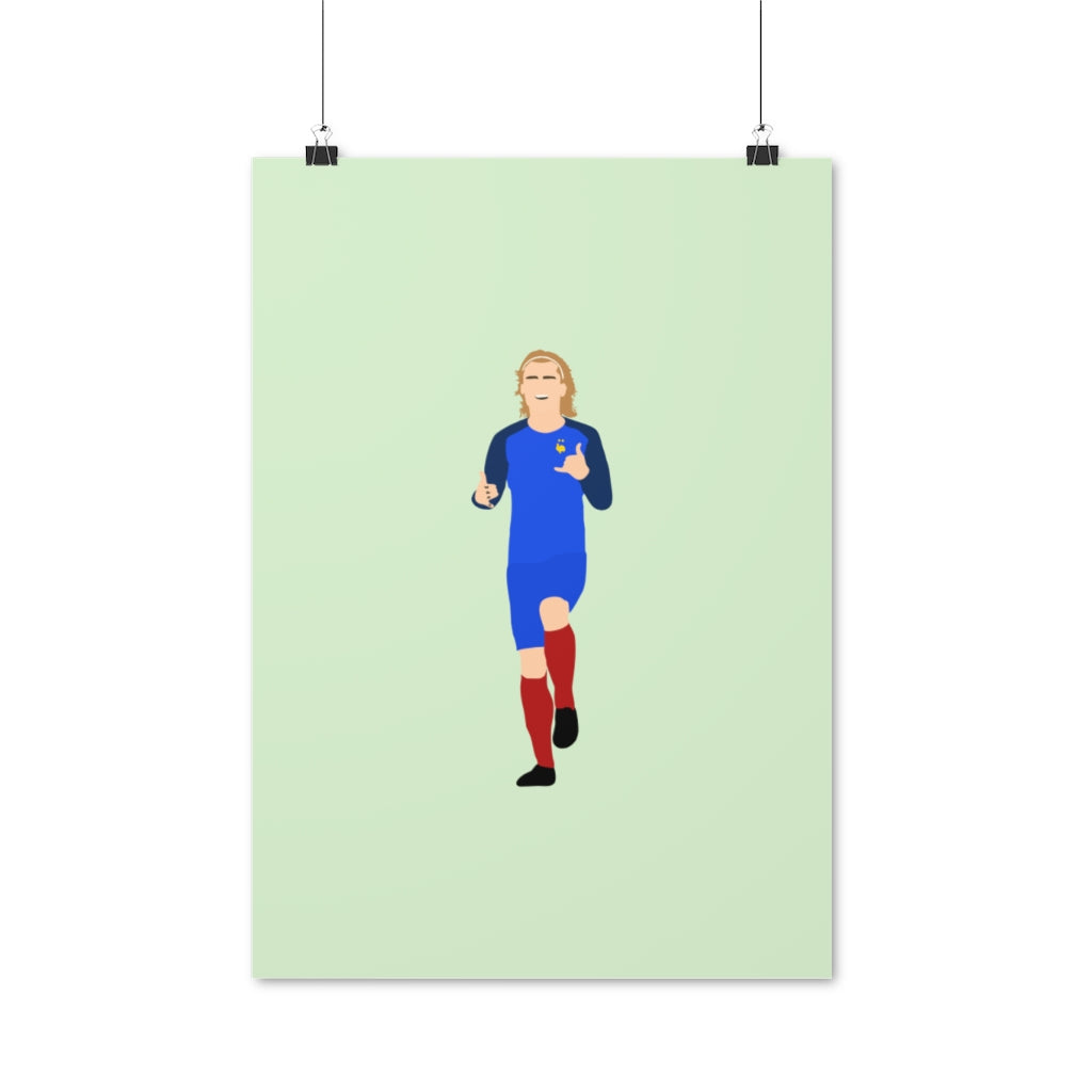 Poster Grizou Equipe de France - Foot Dimanche