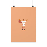 Poster Re di Roma Totti - Foot DimanchePoster Re di Roma Totti - Foot Dimanche